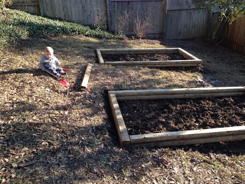 And lifting them into place!